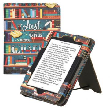 Husa pentru Barnes & Noble NOOK Glowlight 4, Kwmobile, Multicolor, Piele ecologica, 58676.03