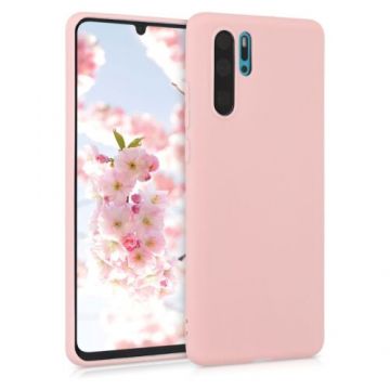 Husa pentru Huawei P30 Pro, Silicon, Rose Gold, 47419.89