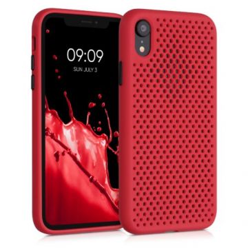 Husa pentru iPhone XR, Silicon, Rosu, 55901.09