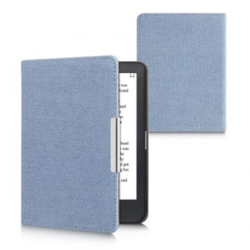 Husa pentru Kobo Clara HD, Kwmobile, Albastru, Textil, 58109.23