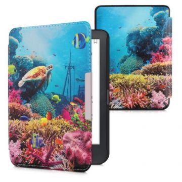 Husa pentru Kobo Clara HD, Kwmobile, Multicolor, Piele ecologica, 45220.49