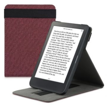 Husa pentru Kobo Clara HD, Kwmobile, Rosu, Textil, 48379.09