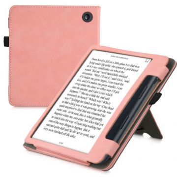 Husa pentru Kobo Sage, Kwmobile, Roz, Piele ecologica, 56590.10