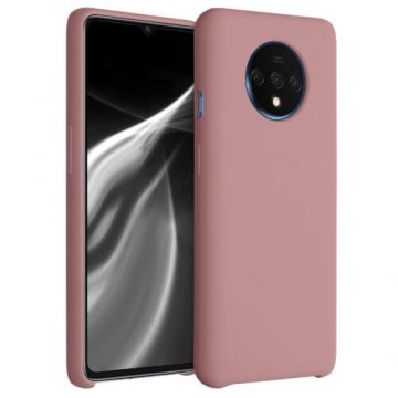 Husa pentru OnePlus 7T, Silicon, Roz, 50403.193