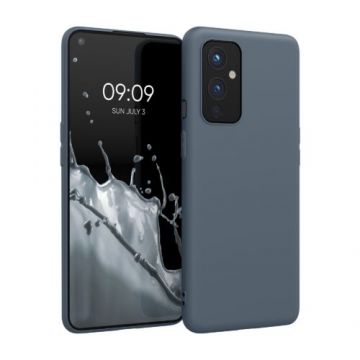 Husa pentru OnePlus 9, Silicon, Gri, 55726.202, Kwmobile