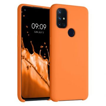 Husa pentru OnePlus Nord N10 5G, Silicon, Portocaliu, 53890.150