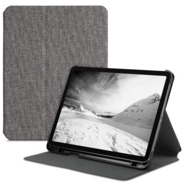 Husa pentru tableta Apple iPad Air 4 (2020), Kwmobile, Gri, Textil, 53420.02