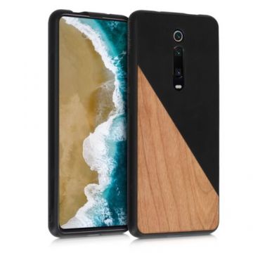 Husa pentru Xiaomi MI 9T/Mi 9T Pro/Redmi K20, Lemn, Maro, 51678.01