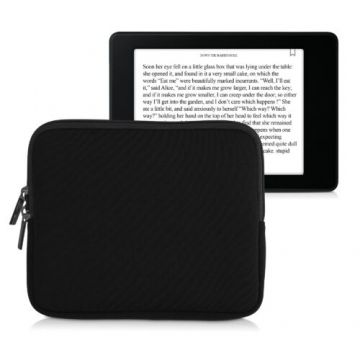Husa universala pentru eBook Reader de 7 inch, Kwmobile, Negru, Textil, 57397.01