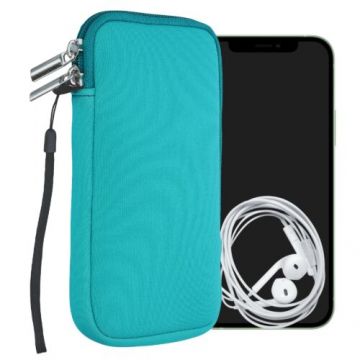 Husa Universala pentru telefon XL, 6,8 inch, Neopren, Albastru, 46188.4.37, Kwmobile