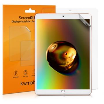 Set 2 Folii de protectie mate pentru tableta Apple iPad Air 3 (2019) , Kwmobile, Transparent, Plastic, 48340.2