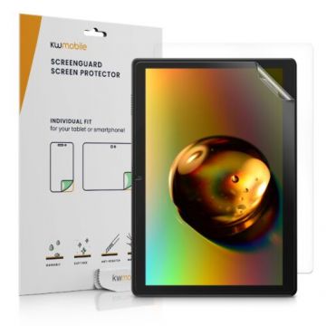 Set 2 Folii de protectie pentru tableta Lenovo Tab M10 (2022) , Kwmobile, Transparent, Plastic, 57617