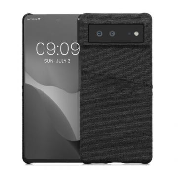 Husa Kwmobile pentru Google Pixel 6, Textil, Gri, 58141.19