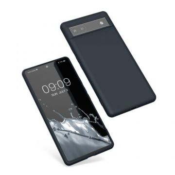 Husa Kwmobile pentru Google Pixel 6a, Silicon, Gri, 57799.186