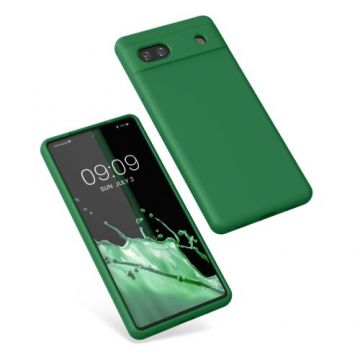 Husa Kwmobile pentru Google Pixel 6a, Silicon, Verde, 57815.227