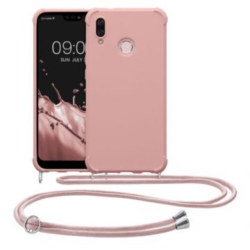 Husa Kwmobile pentru Huawei P20 Lite, Silicon, Roz, 52080.154