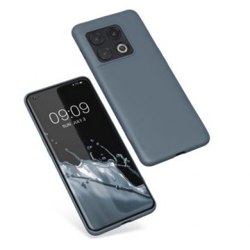 Husa Kwmobile pentru OnePlus 10 Pro, Silicon, Albastru, 57245.202