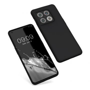 Husa Kwmobile pentru OnePlus 10 Pro, Silicon, Negru, 57460.01