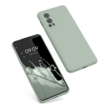 Husa Kwmobile pentru OnePlus Nord 2 5G, Silicon, Verde, 56070.172