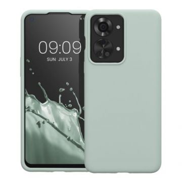 Husa Kwmobile pentru OnePlus Nord 2T, Silicon, Verde, 58764.200