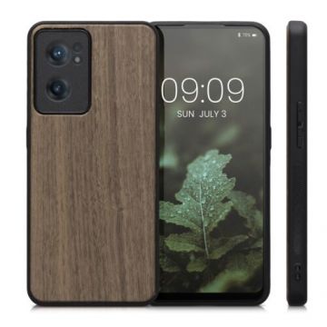 Husa Kwmobile pentru OnePlus Nord CE 2 5G, Lemn, Maro, 57641.18