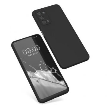 Husa Kwmobile pentru OPPO A74 5G/A54 5G, Silicon, Negru, 57256.47