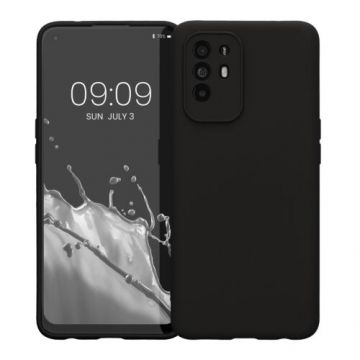 Husa Kwmobile pentru OPPO A94 5G, Silicon, Negru, 58332.01