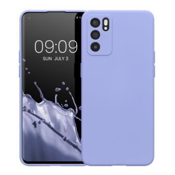 Husa Kwmobile pentru OPPO Reno 6 5G, Silicon, Albastru, 57924.139