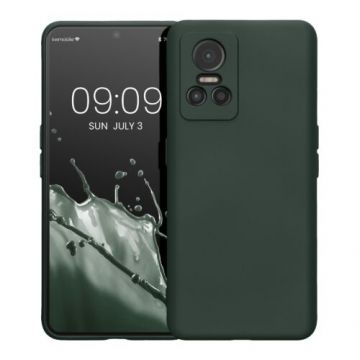 Husa Kwmobile pentru Realme GT Neo 3, Silicon, Verde, 59247.169