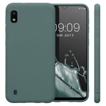 Husa Kwmobile pentru Samsung Galaxy A10, Silicon, Verde, 49814.171