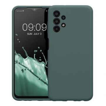 Husa Kwmobile pentru Samsung Galaxy A13, Silicon, Verde, 57832.169