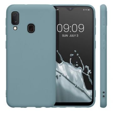 Husa Kwmobile pentru Samsung Galaxy A20e, Silicon, Verde, 48738.207