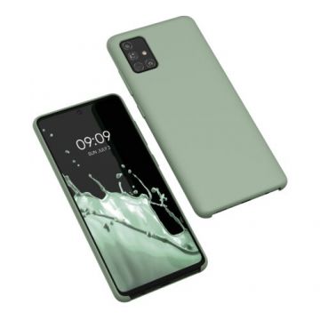 Husa Kwmobile pentru Samsung Galaxy A51, Silicon, Verde, 51197.172