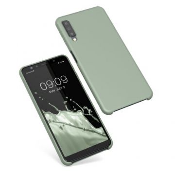 Husa Kwmobile pentru Samsung Galaxy A7 (2018), Silicon, Verde, 47730.172