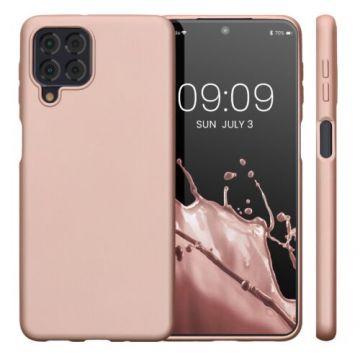 Husa Kwmobile pentru Samsung Galaxy M53 5G, Silicon, Rose Gold, 57954.31