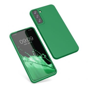 Husa Kwmobile pentru Samsung Galaxy S22 Plus, Silicon, Verde, 56761.227