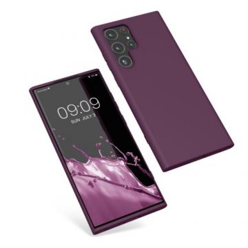 Husa Kwmobile pentru Samsung Galaxy S22 Ultra, Silicon, Violet, 57570.187