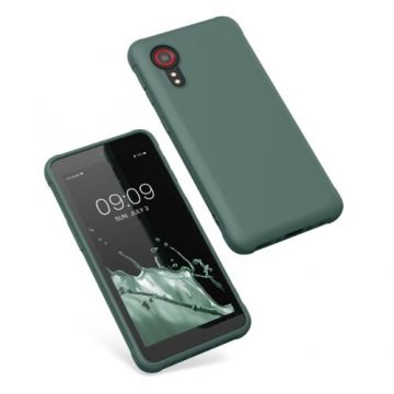 Husa Kwmobile pentru Samsung Galaxy Xcover 5, Silicon, Verde, 54536.171