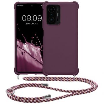 Husa Kwmobile pentru Xiaomi 11T/11T Pro, Silicon, Violet, 57395.187