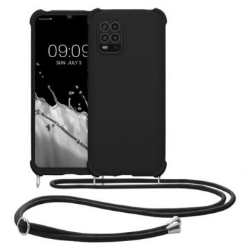 Husa Kwmobile pentru Xiaomi Mi 10 Lite 5G, Silicon, Negru, 53062.01