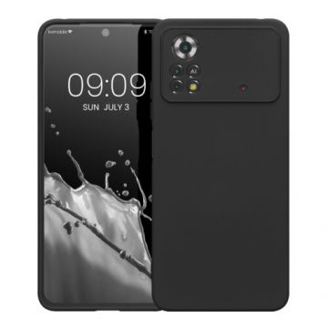 Husa Kwmobile pentru Xiaomi Poco X4 Pro 5G, Silicon, Negru, 57983.47