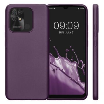 Husa Kwmobile pentru Xiaomi Redmi 10C, Silicon, Mov, 59232.115