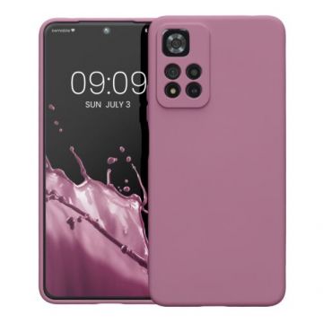 Husa Kwmobile pentru Xiaomi Redmi Note 11 Pro Plus 5G, Silicon, Violet, 58097.167