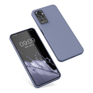 Husa Kwmobile pentru Xiaomi Redmi Note 11 Pro/Redmi Note 11 Pro 5G, Silicon, Albastru, 57373.130