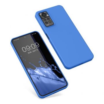 Husa Kwmobile pentru Xiaomi Redmi Note 11 Pro/Redmi Note 11 Pro 5G, Silicon, Albastru, 57373.189