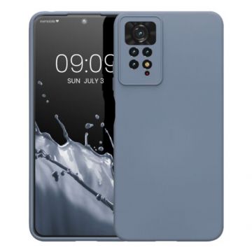 Husa Kwmobile pentru Xiaomi Redmi Note 11 Pro/Redmi Note 11 Pro 5G, Silicon, Albastru, 57919.12