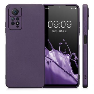 Husa Kwmobile pentru Xiaomi Redmi Note 11 Pro/Redmi Note 11 Pro 5G, Silicon, Mov, 58650.115