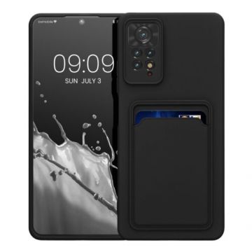 Husa Kwmobile pentru Xiaomi Redmi Note 11 Pro/Redmi Note 11 Pro 5G, Silicon, Negru, 58923.47