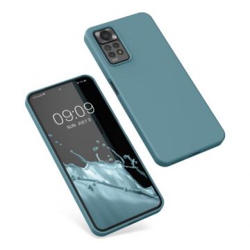 Husa Kwmobile pentru Xiaomi Redmi Note 11 Pro/Redmi Note 11 Pro 5G, Silicon, Verde, 57373.207