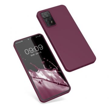 Husa Kwmobile pentru Xiaomi Redmi Note 11 Pro/Redmi Note 11 Pro 5G, Silicon, Violet, 57369.187